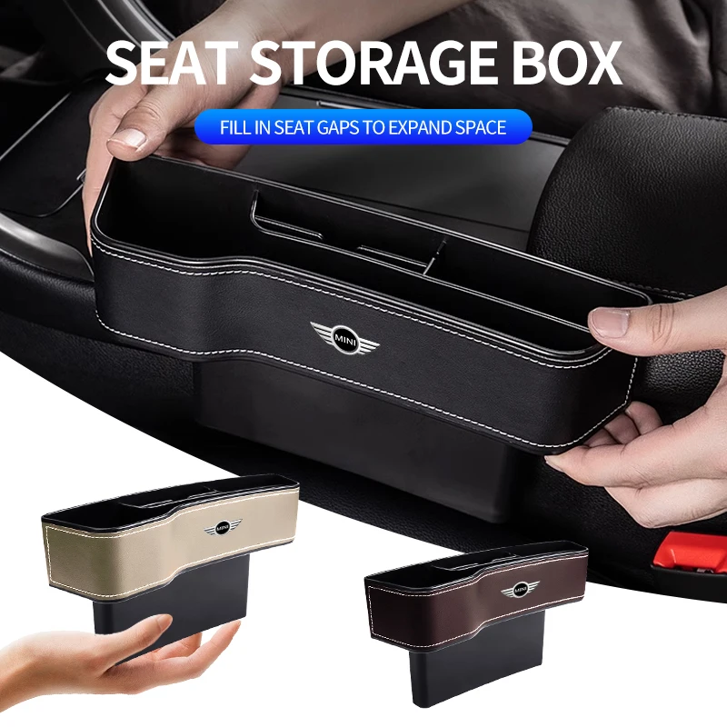 Leather Work For Car - 1Pc Leather Car Seat Gap Storage