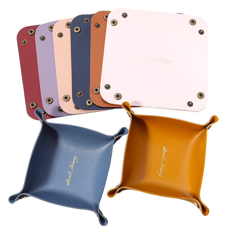 Leather Workbench - 1pc PU Leather Storage Box Colorful