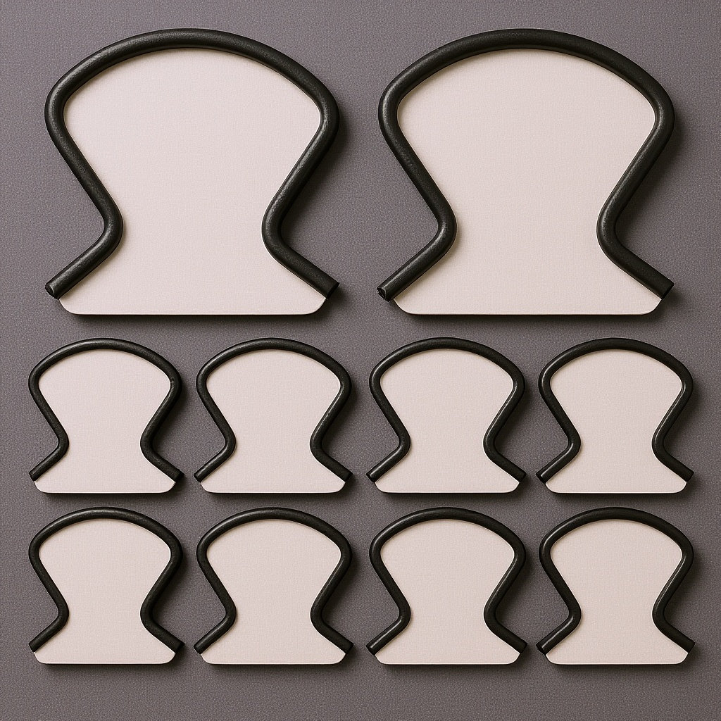 Leatherwork Hardware - 10Pcs Car Window Handle Retaining Clips