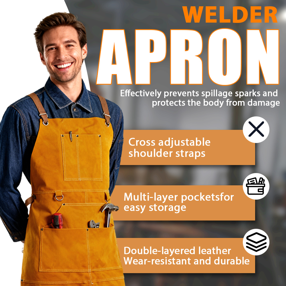Leather Work For Car - Oxhide Leather Welding Apron Cowhide Blacksmith