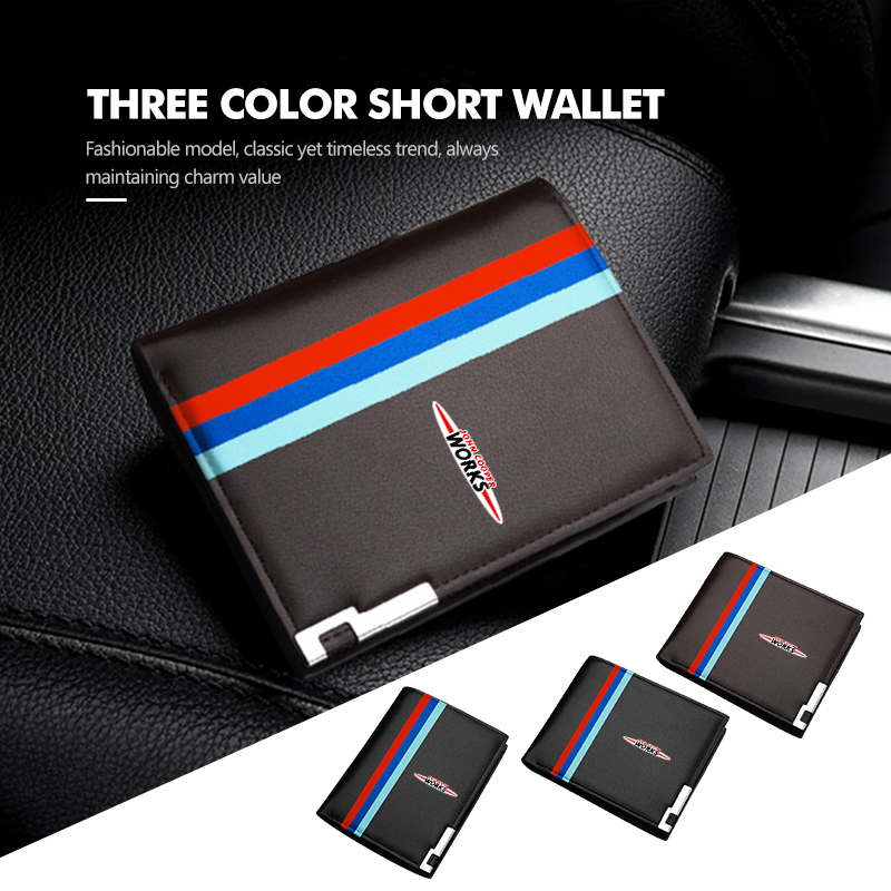 Leather Work For Car - Car Men's Leather Wallet Multi-Slot Coin