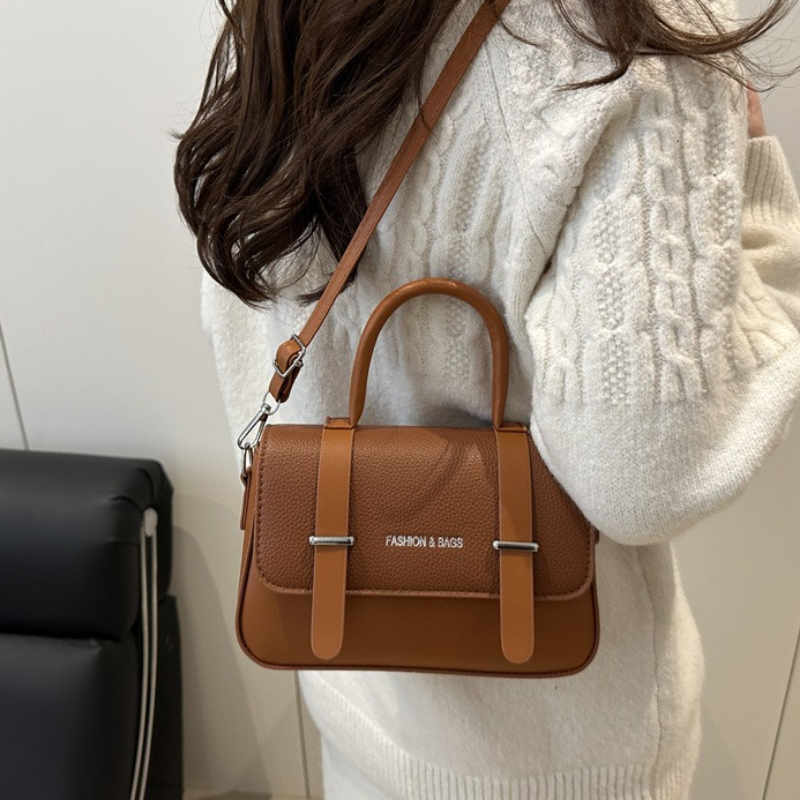 Leatherwork Letters - Fashion Leather Satchel Bag Handle Adjustable
