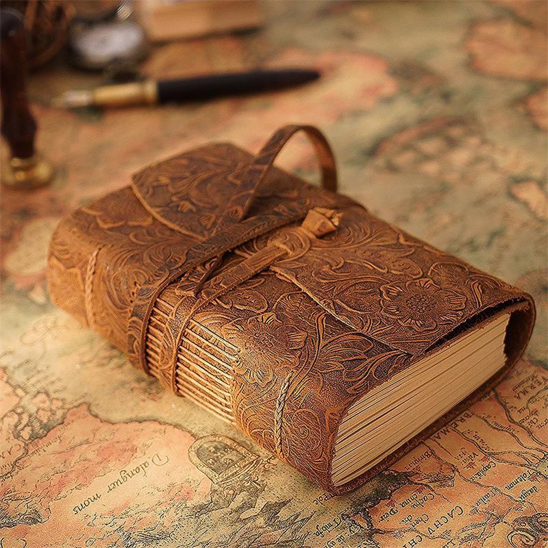 Leatherwork Books - Vòng Tay Da Xách Tay Nâu