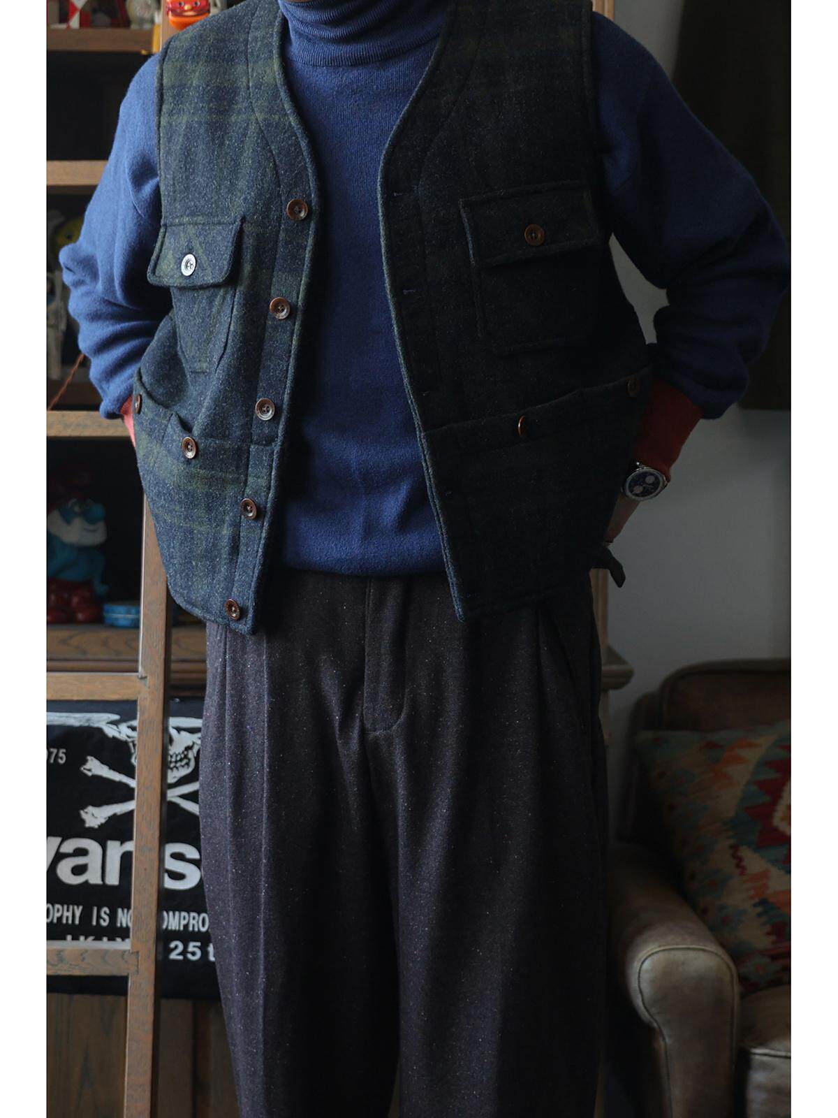 Secondorder FW24 6 Pockets Wor - đánh giá và giá Leather Work Vest For Men