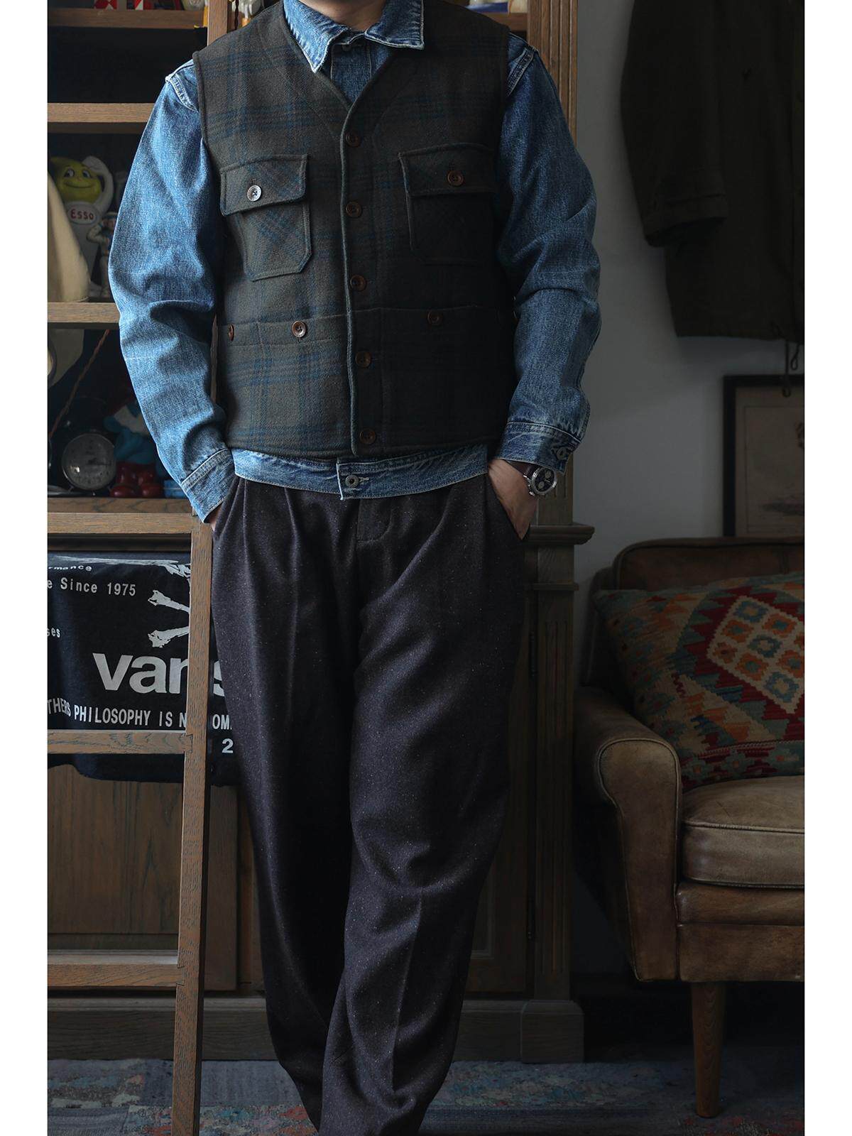 Secondorder FW24 6 Pockets Wor - đánh giá và giá Leather Work Vest For Men