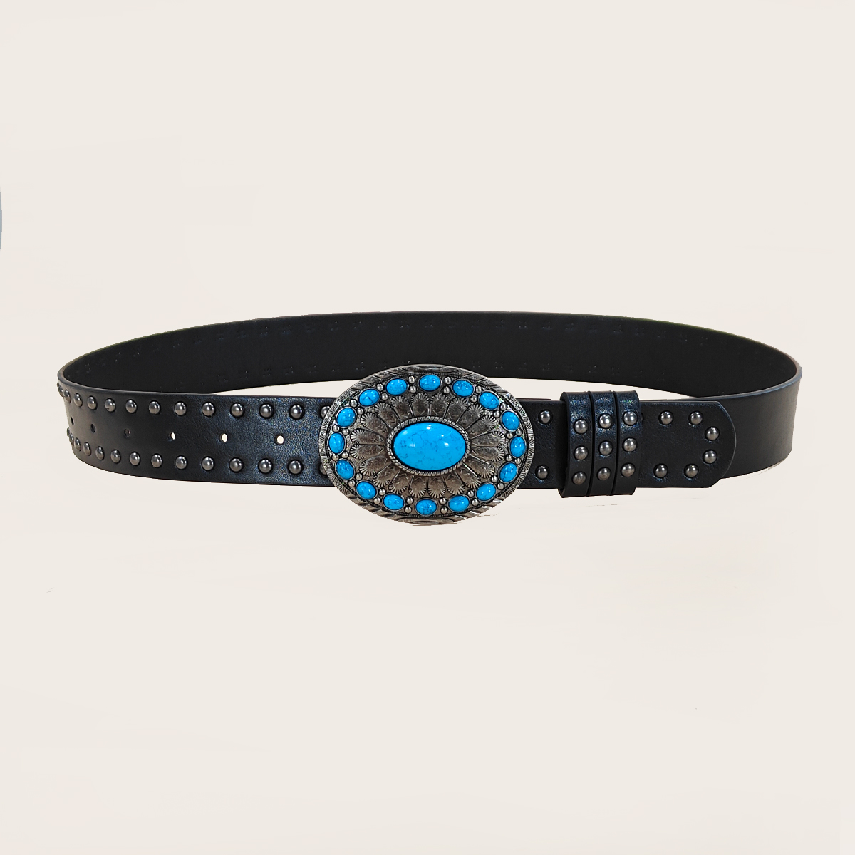 Men and women's casual Punk Ri - đánh giá và giá Leather Work Jeans