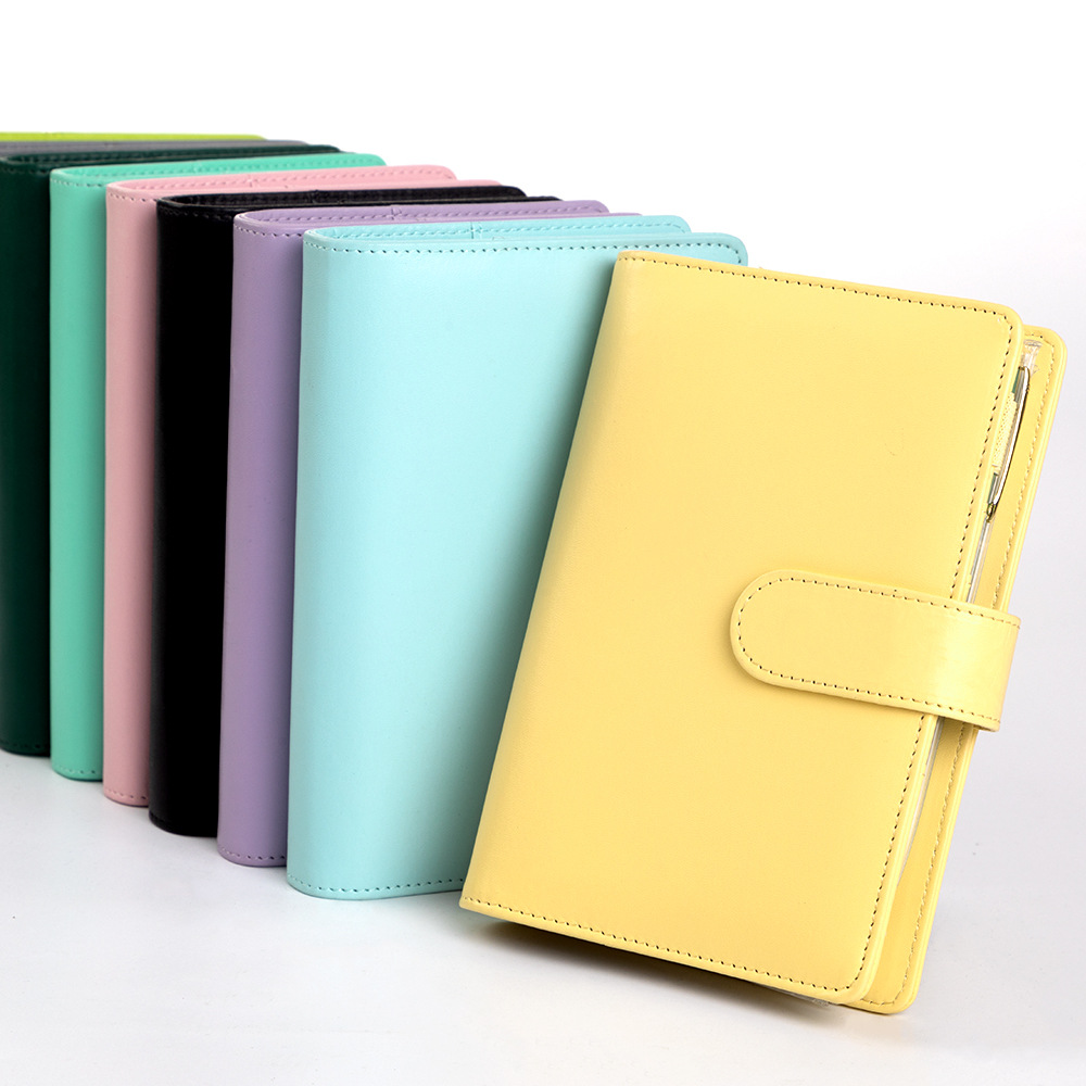 A6 Macaron PU Leather Binder N - đánh giá và giá Leatherwork Books