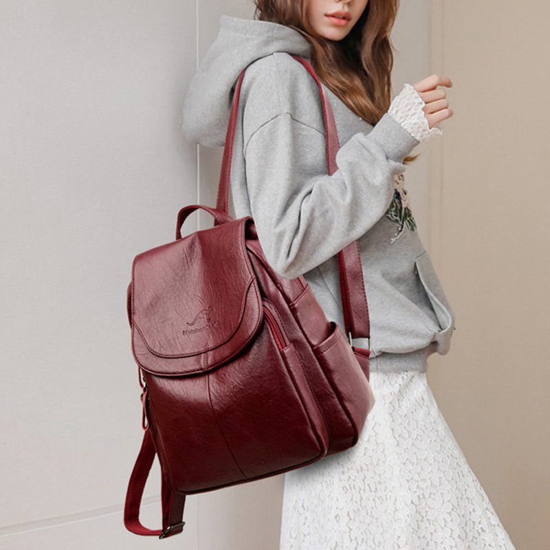 Nóng Bagpack Nữ Thiết Kế Ba Lô - đánh giá và giá Leatherwork Letters