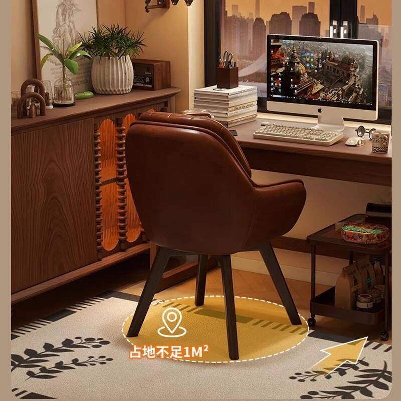 Leather Vintage Computer Chair - đánh giá và giá Leatherwork Table