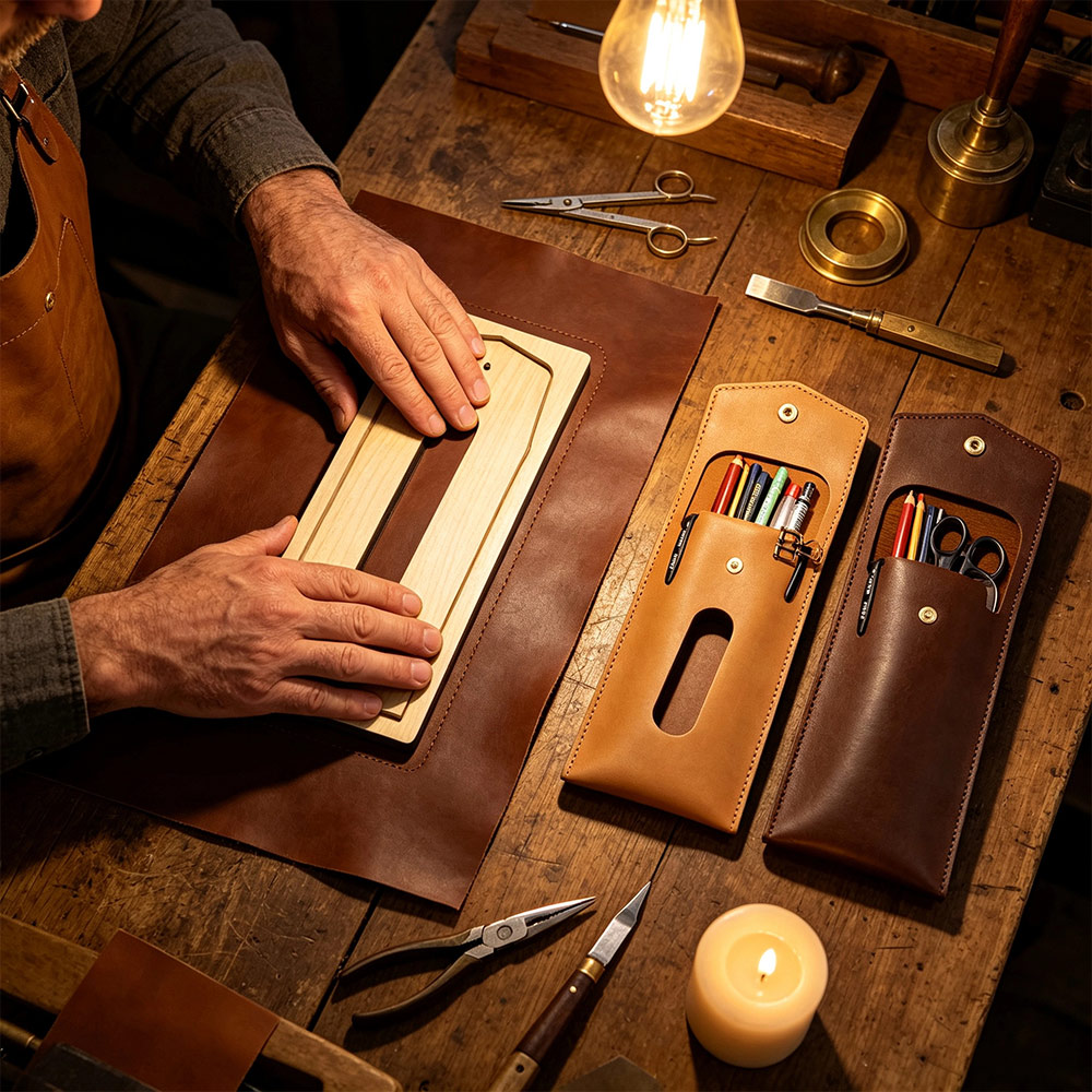 Leather Cutting Tool Pen Bag M - đánh giá và giá Leatherwork Projects