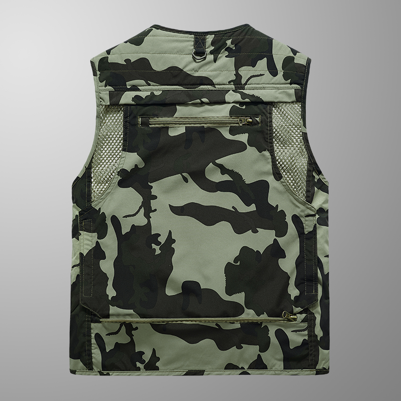 Embroidered Vest Fishing Cloth - đánh giá và giá Leather Work Vest For Men