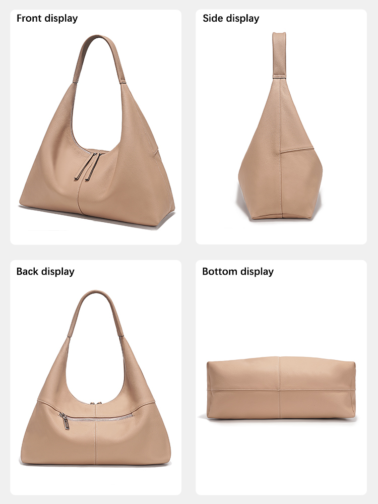 Zency Large Capacity Tote Bag  - đánh giá và giá Leather Work Handbag