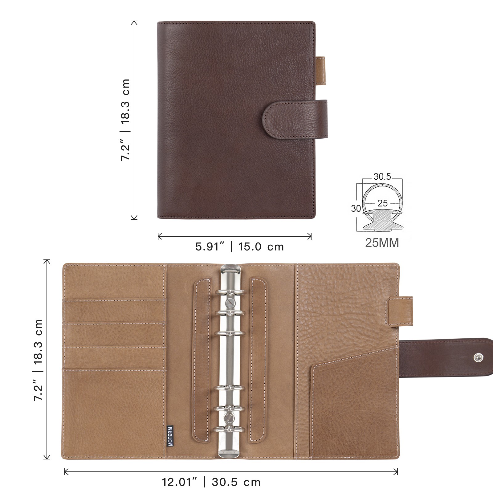 Moterm Franklin Covey Compact  - đánh giá và giá Leatherwork Books