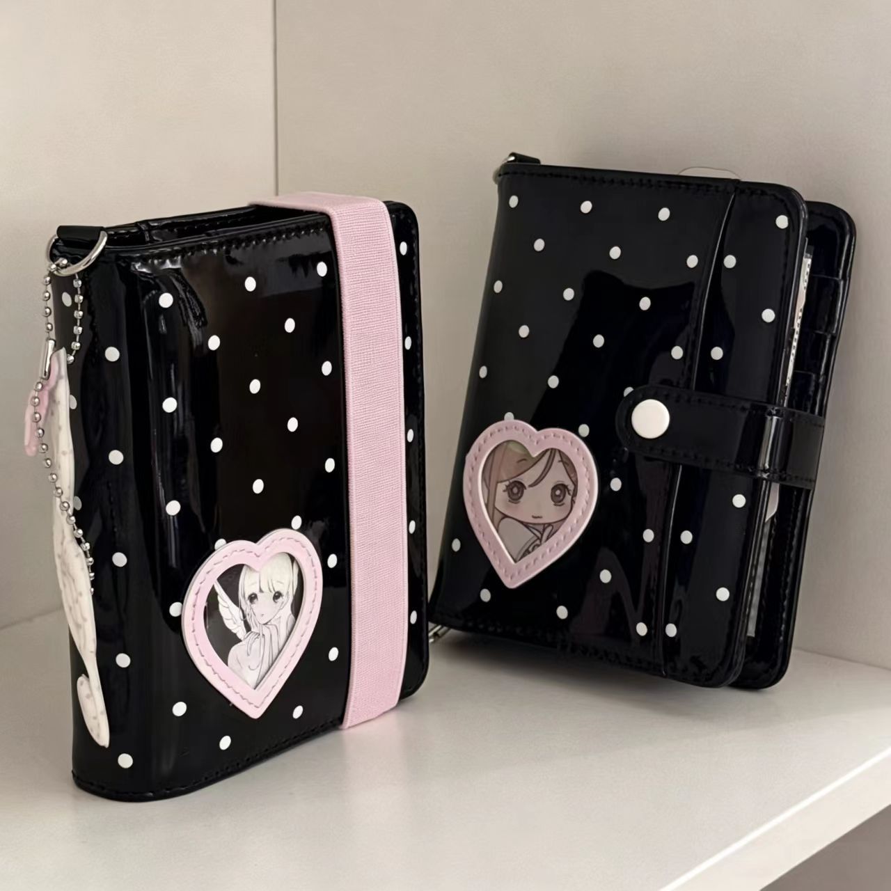 Korean Style Polka Dot Heart M - đánh giá và giá Leatherwork Books