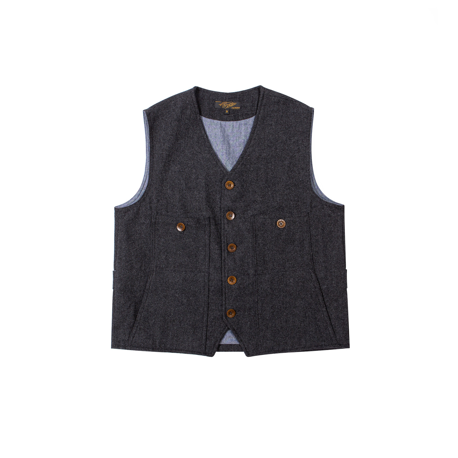 Secondorder FW24 Vintage Wool  - đánh giá và giá Leather Work Vest For Men