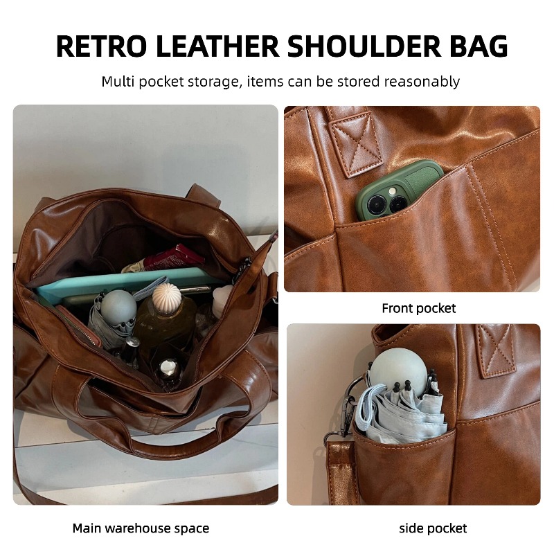 Women Retro Soft Leather Handb - đánh giá và giá Leather Work Handbag