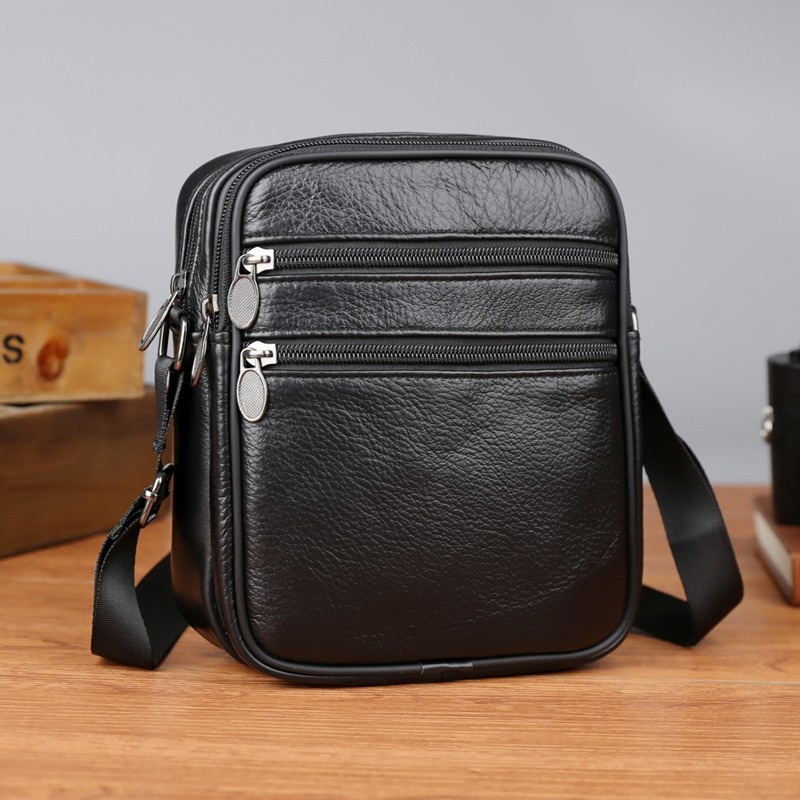 Men's Shoulder Messenger Bag C - đánh giá và giá Leather Work Handbag