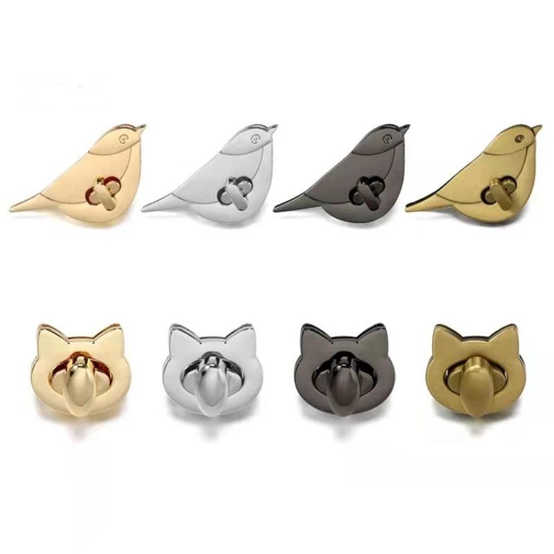 Cute Cat/Bird Clasp Locks Meta - đánh giá và giá Leatherwork Hardware