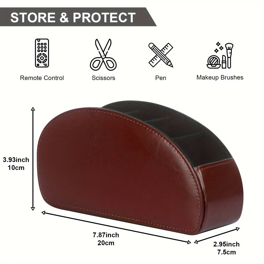 1Pc 5 Grid PU Leather Desktop  - đánh giá và giá Leatherwork Table