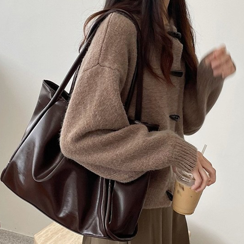 2026 Women New Vintage Shoulde - đánh giá và giá Leather Work Handbag