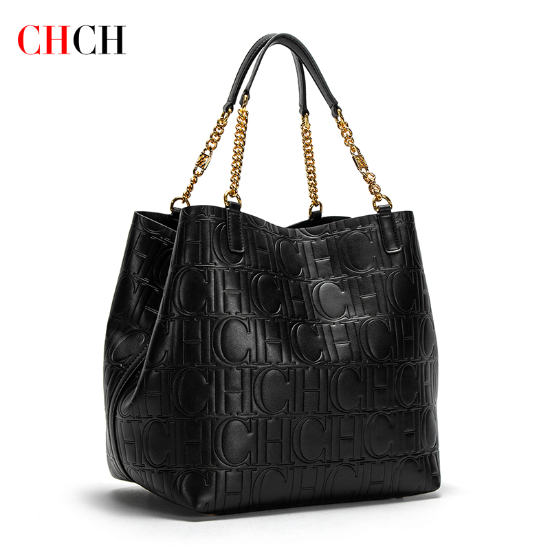 CHCH Women's Tote Bag 2024 New - đánh giá và giá Leatherwork Letters
