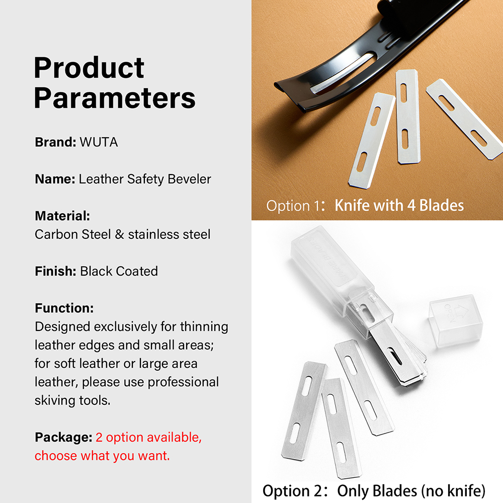 WUTA Sharp Leather Safety Beve - đánh giá và giá Leatherwork Projects