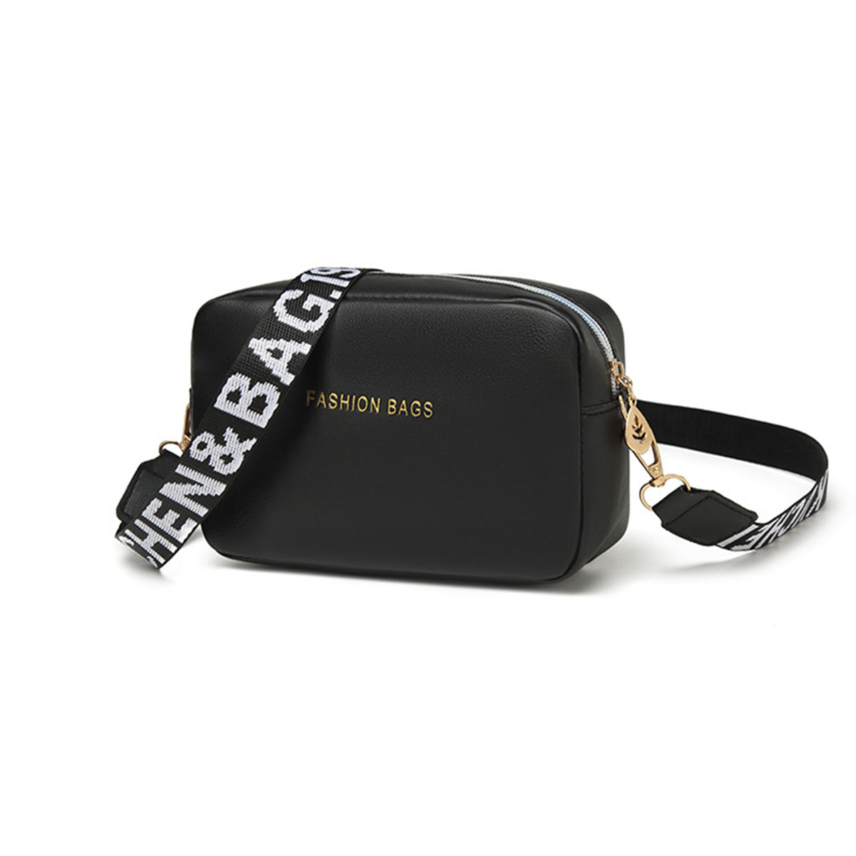 Women Black PU Leather Camera  - đánh giá và giá Leatherwork Letters