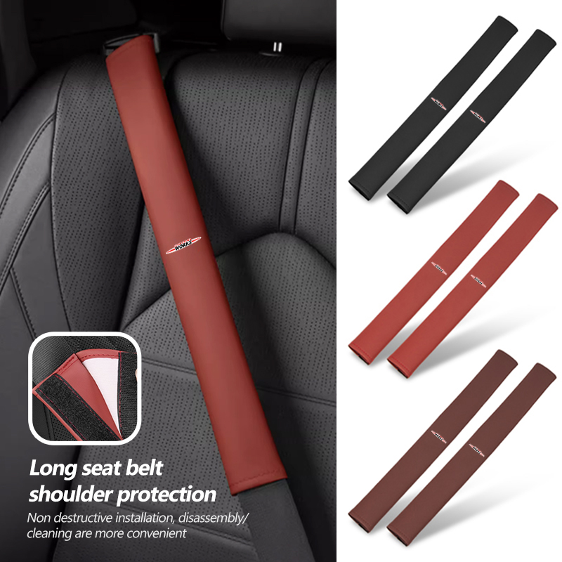 For MINI Car Seat Belt Pad Sho - đánh giá và giá Leather Work For Car