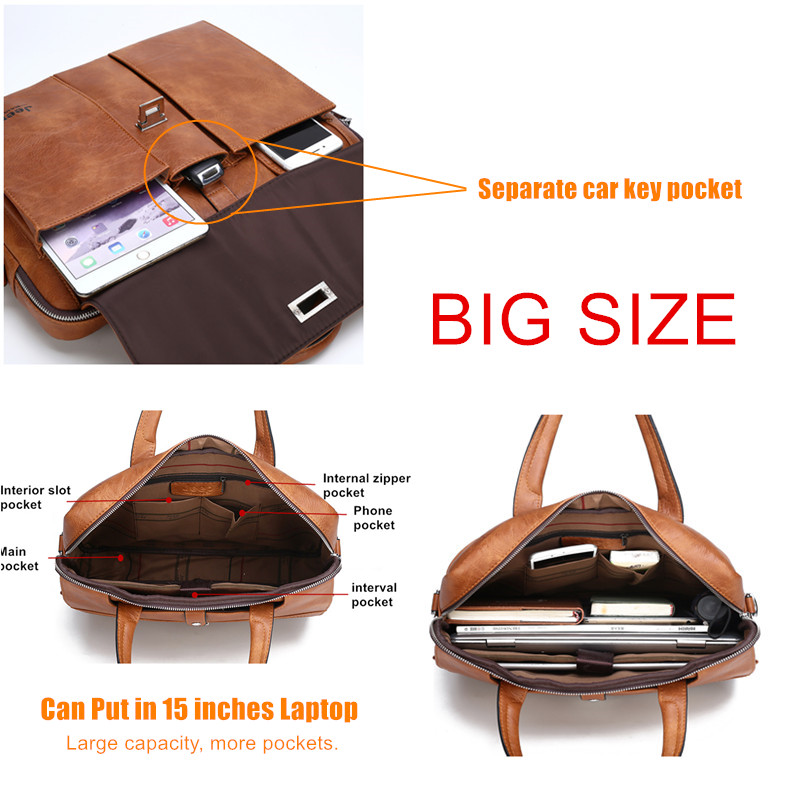 Jeep Buluo Men's Leather Brief - đánh giá và giá Leatherwork Letters