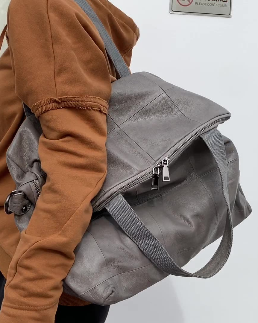 Large Capacity Tote Bag for Wo - đánh giá và giá Leather Work Handbag