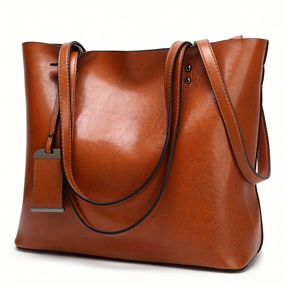 Fashionable Classic Retro Leat - đánh giá và giá Leather Work Handbag