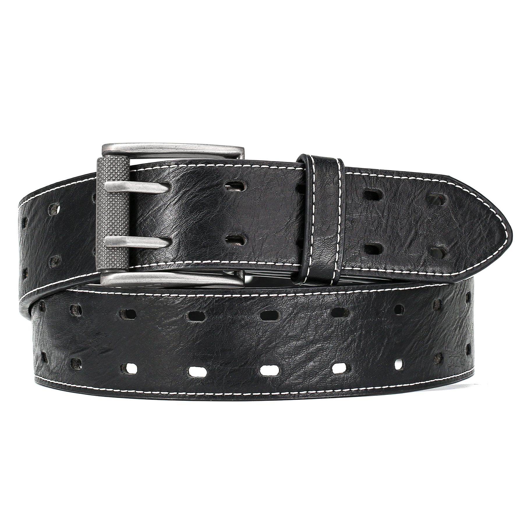 Men Classic Double Prong Belt  - đánh giá và giá Leather Work Jeans