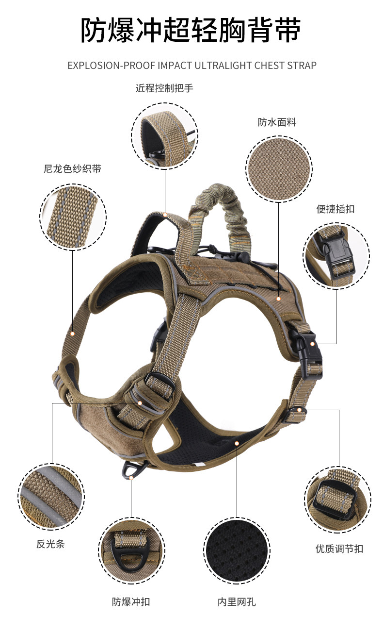 Tactical Dog Harness No Pull A - đánh giá và giá Leather Work Vest For Men